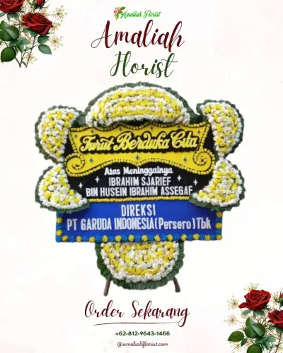 Papan Bunga Duka di Sidodamai